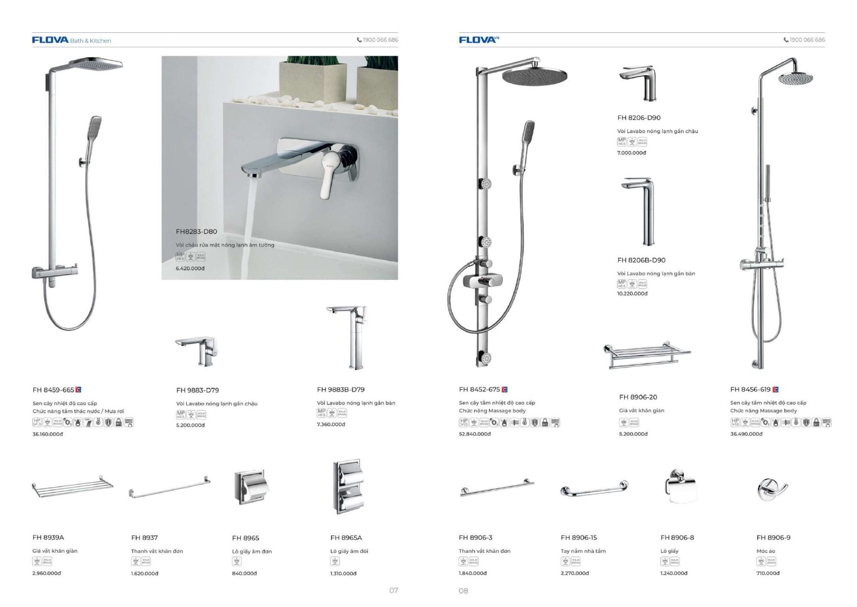 Thiết bị vệ sinh FLOVA Catalogue và Bảng giá mới nhất /Page 